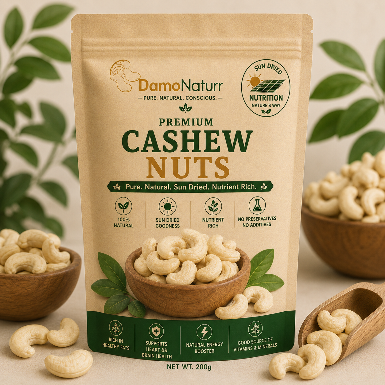 Premium Cashew Nuts – Natural, Nutrient-Rich & Delicious